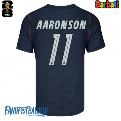 Statele Unite Brenden Aaronson #11 Tricou Fotbal Replică Mondial 2026 Barbati Deplasare Statele Unite Brenden Aaronson #11 Tricou Fotbal Replică Mondial 2026 Barbati Deplasare